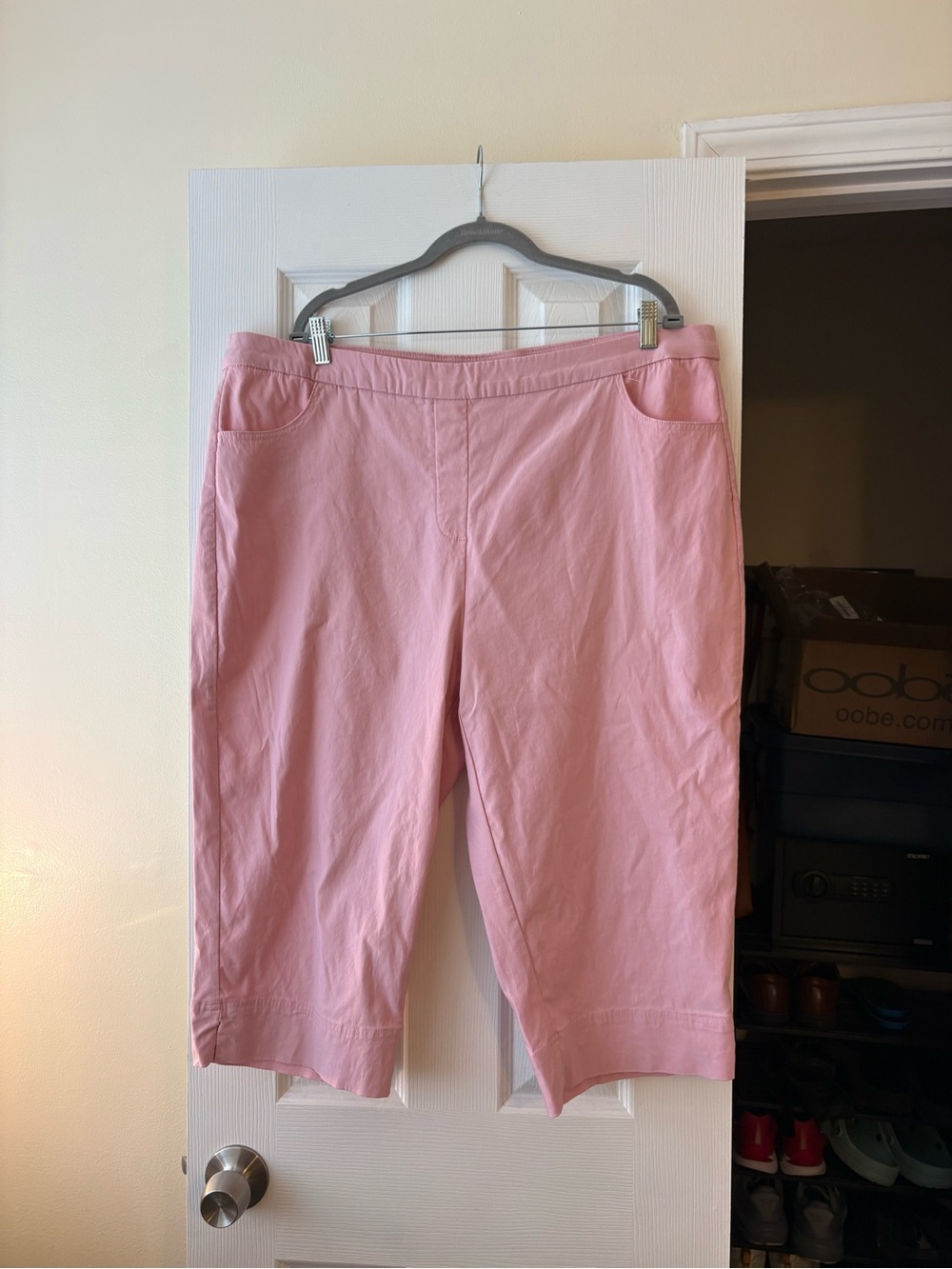 Alfred Dunner Light Pink Pull-On Bermuda Shorts
